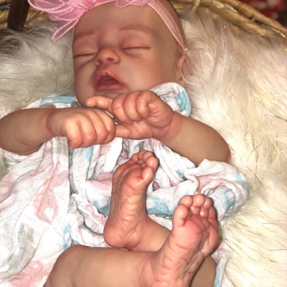 Realborn “Cozy”. Kept on a shelf and never handled. By Jill Millborn.